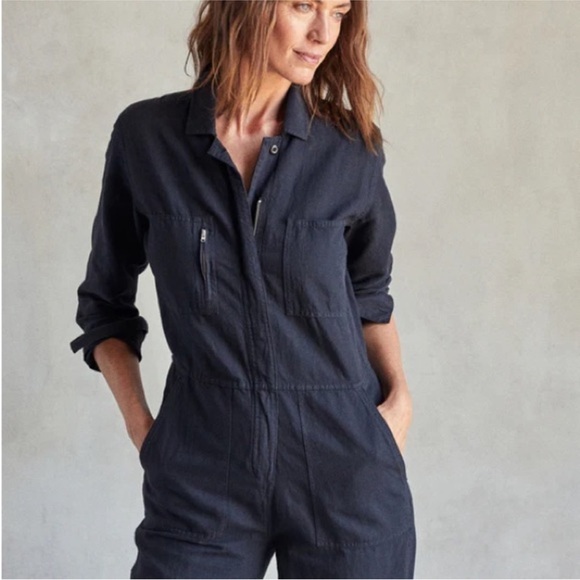 Outerknown Station Jumpsuit Black Size XS - Picture 2 of 14